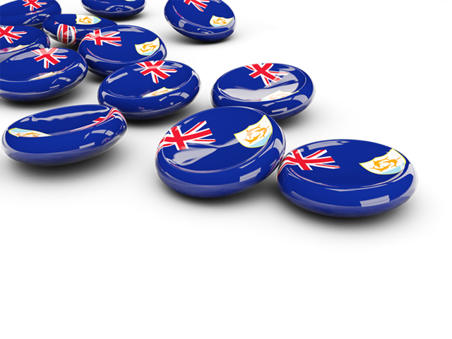 Round buttons. Download flag icon of Anguilla at PNG format
