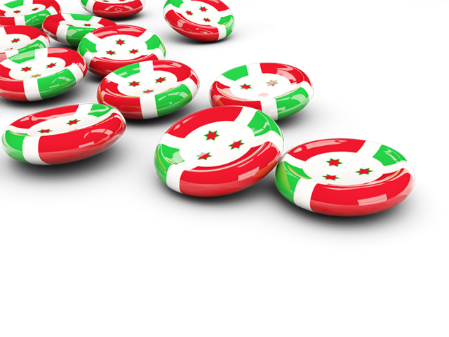 Round buttons. Download flag icon of Burundi at PNG format