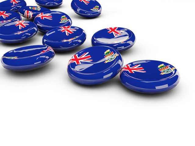 Round buttons. Download flag icon of Cayman Islands at PNG format