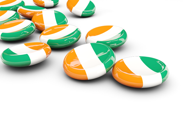 Round buttons. Download flag icon of Cote d'Ivoire at PNG format