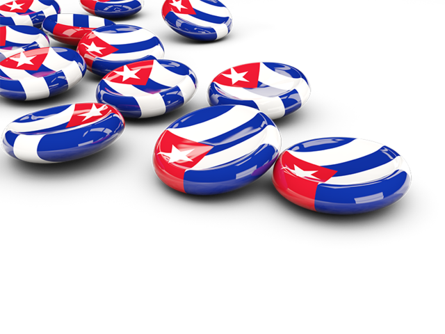 Round buttons. Download flag icon of Cuba at PNG format