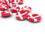 Denmark. Round buttons. Download icon.