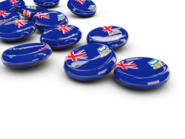 Round buttons. Download flag icon of Falkland Islands at PNG format
