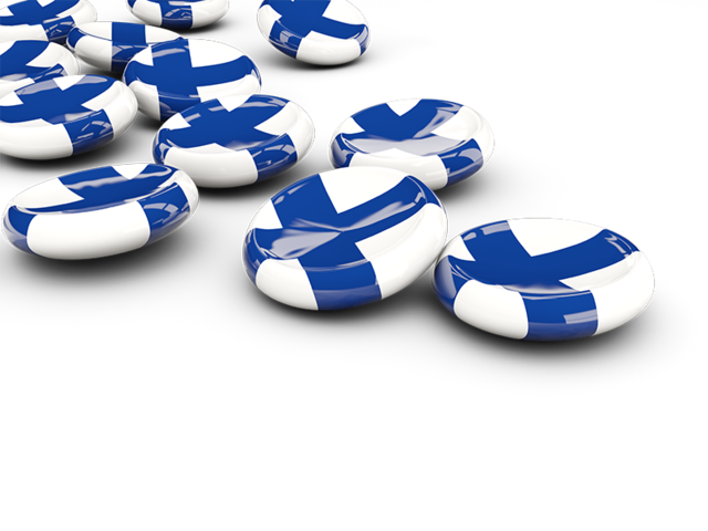 Round buttons. Download flag icon of Finland at PNG format