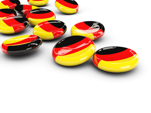 Round buttons. Download flag icon of Germany at PNG format