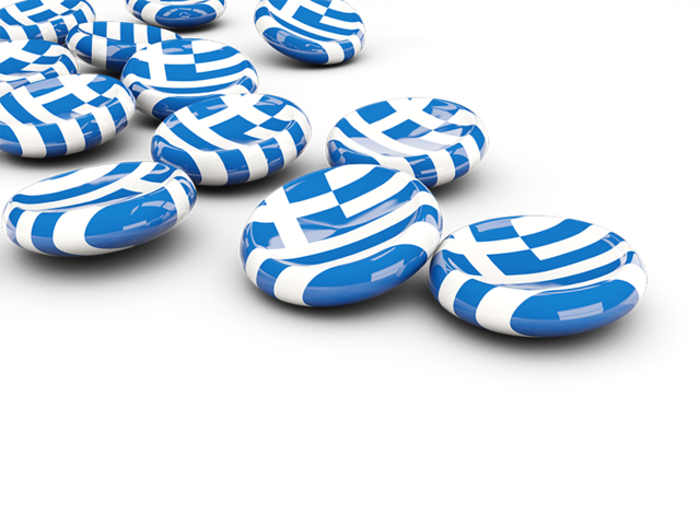 Round buttons. Download flag icon of Greece at PNG format