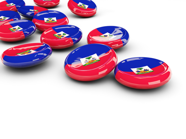 Round buttons. Download flag icon of Haiti at PNG format