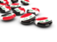 Iraq. Round buttons. Download icon.