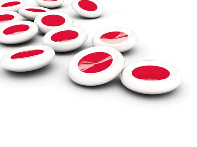 Round buttons. Download flag icon of Japan at PNG format