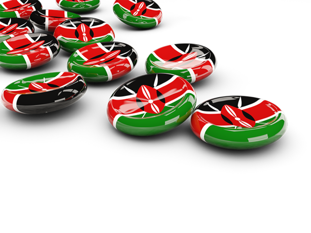 Round buttons. Download flag icon of Kenya at PNG format