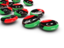 Libya. Round buttons. Download icon.