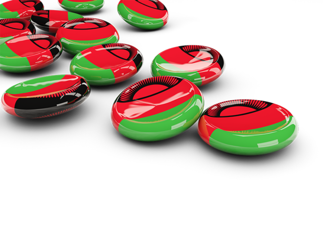 Round buttons. Download flag icon of Malawi at PNG format