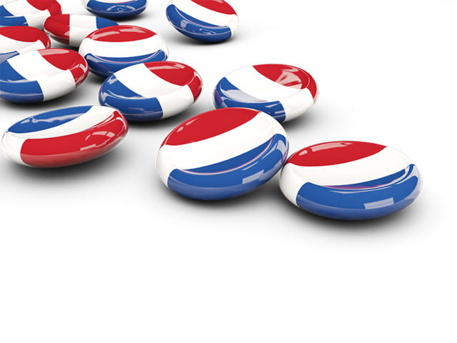 Round buttons. Download flag icon of Netherlands at PNG format