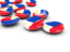 Philippines. Round buttons. Download icon.