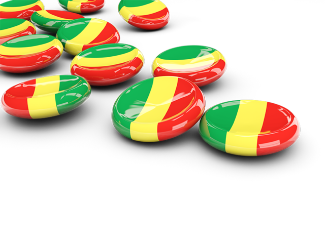 Round buttons. Download flag icon of Republic of the Congo at PNG format