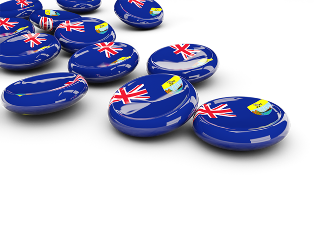 Round buttons. Download flag icon of Saint Helena at PNG format