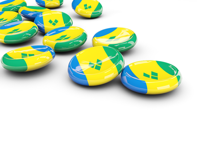 Round buttons. Download flag icon of Saint Vincent and the Grenadines at PNG format