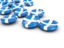 Scotland. Round buttons. Download icon.