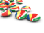 Seychelles. Round buttons. Download icon.