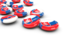 Slovakia. Round buttons. Download icon.