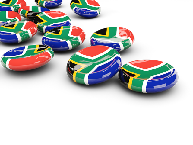 Round buttons. Download flag icon of South Africa at PNG format