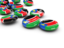 South Sudan. Round buttons. Download icon.