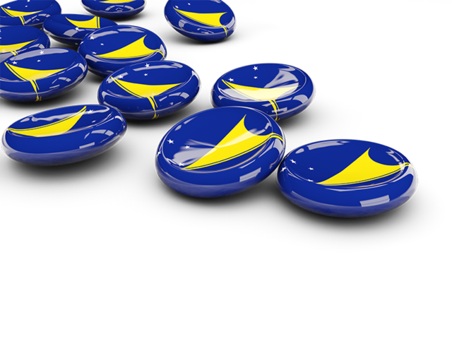 Round buttons. Download flag icon of Tokelau at PNG format