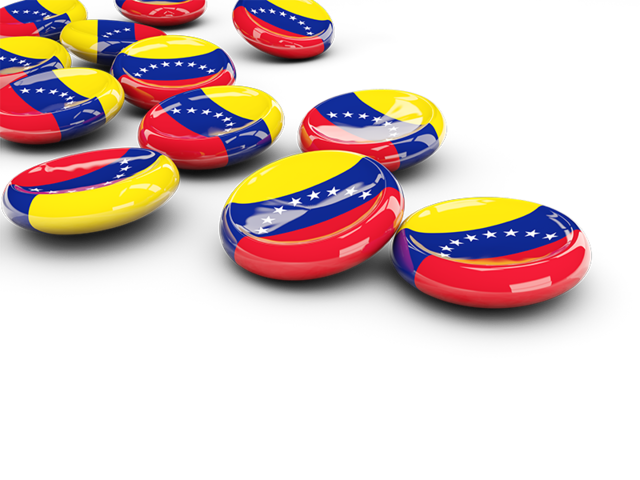 Круглые пуговицы. Скачать флаг. Венесуэла