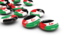 Western Sahara. Round buttons. Download icon.