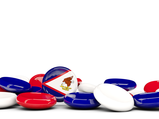 Round buttons background. Download flag icon of American Samoa at PNG format