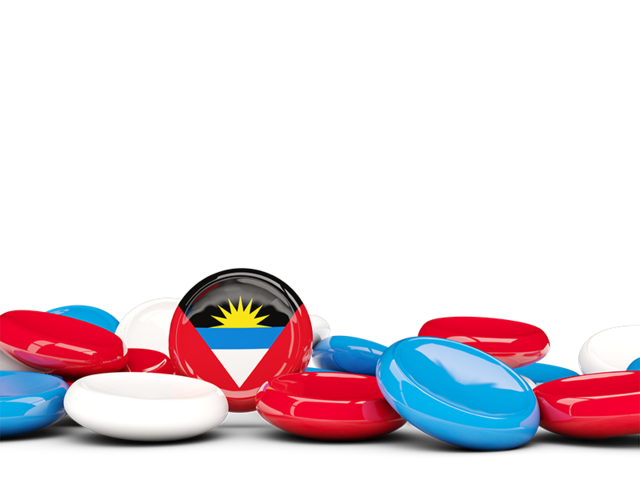 Round buttons background. Download flag icon of Antigua and Barbuda at PNG format