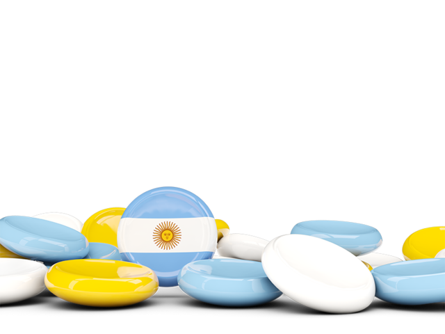 Round buttons background. Download flag icon of Argentina at PNG format