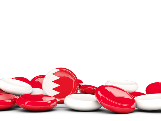 Round buttons background. Download flag icon of Bahrain at PNG format