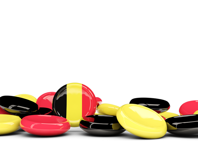 Round buttons background. Download flag icon of Belgium at PNG format