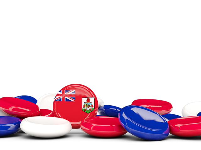 Round buttons background. Download flag icon of Bermuda at PNG format