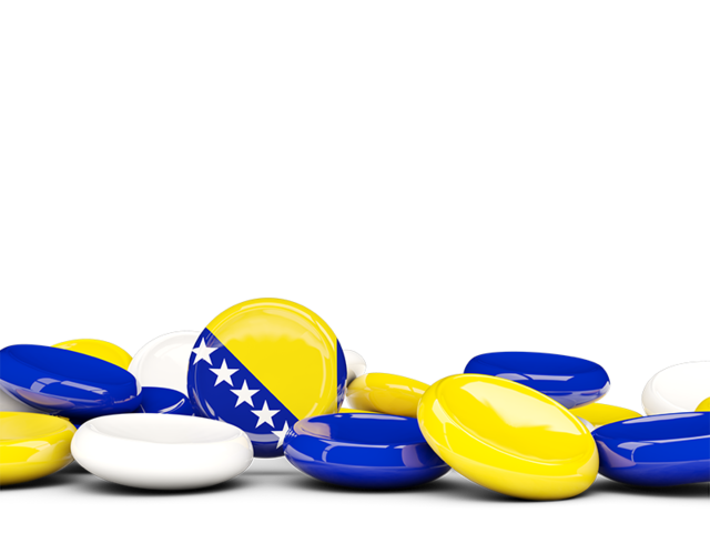 Round buttons background. Download flag icon of Bosnia and Herzegovina at PNG format
