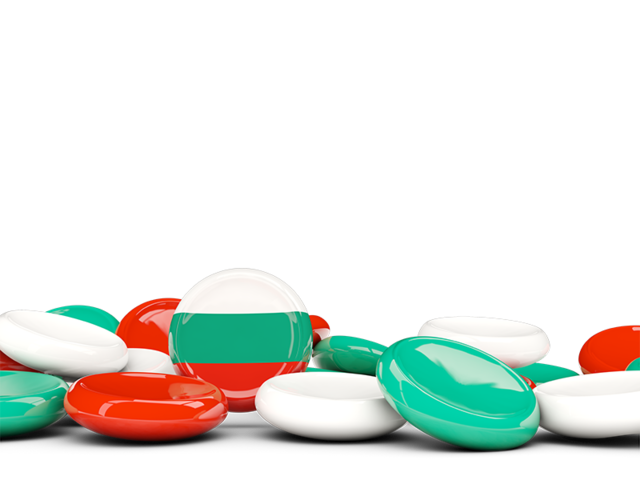 Round buttons background. Download flag icon of Bulgaria at PNG format