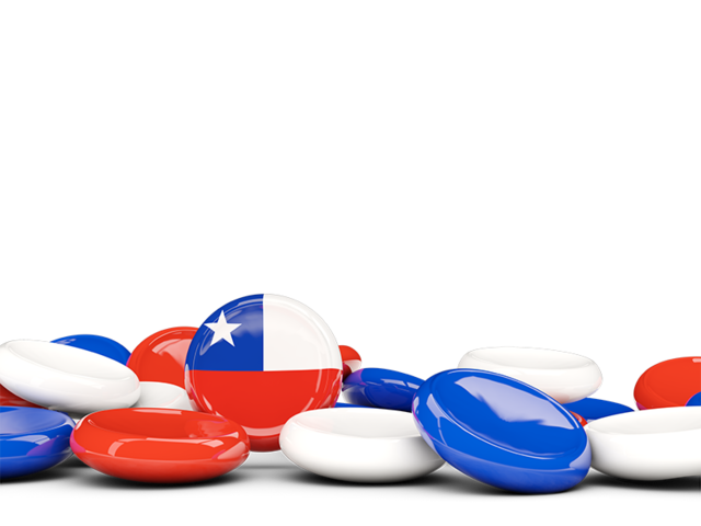 Round buttons background. Download flag icon of Chile at PNG format
