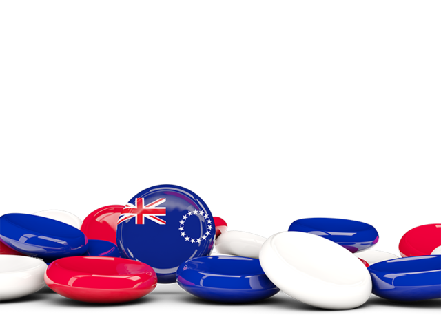 Round buttons background. Download flag icon of Cook Islands at PNG format