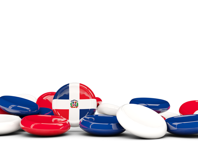 Round buttons background. Download flag icon of Dominican Republic at PNG format