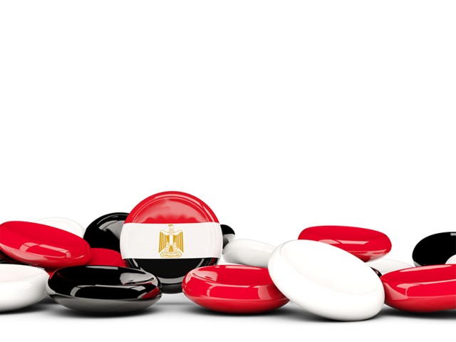 Round buttons background. Download flag icon of Egypt at PNG format