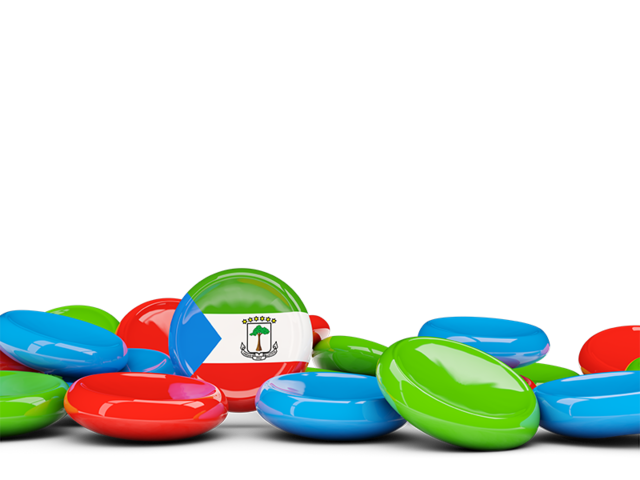 Round buttons background. Download flag icon of Equatorial Guinea at PNG format