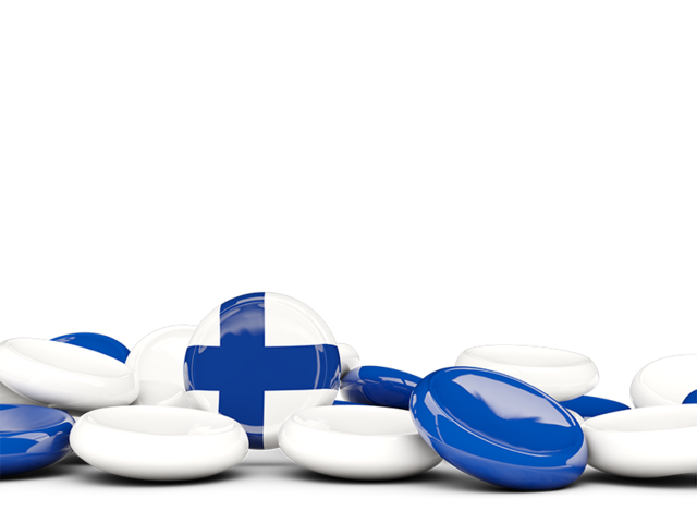 Round buttons background. Download flag icon of Finland at PNG format