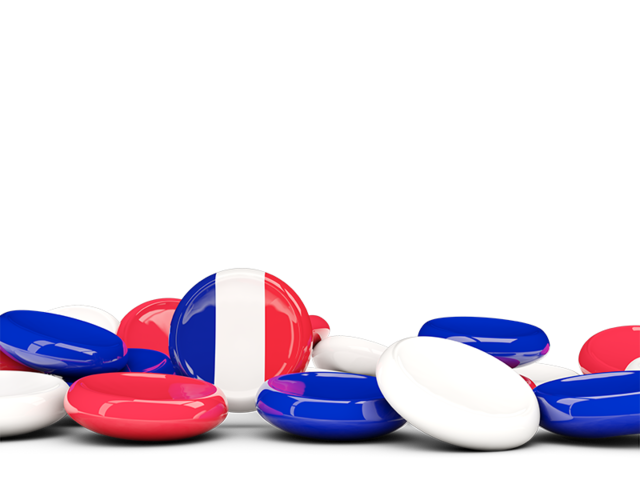 Round buttons background. Download flag icon of France at PNG format