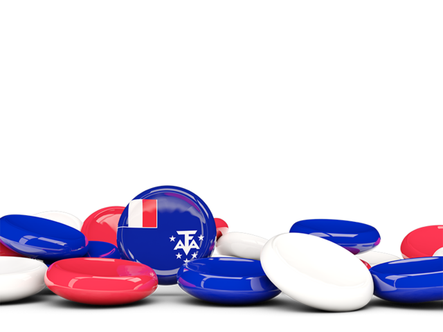 Round buttons background. Download flag icon of French Southern and Antarctic Lands at PNG format