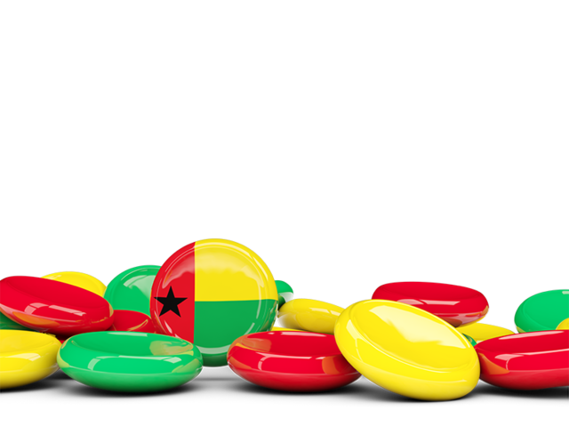 Round buttons background. Download flag icon of Guinea-Bissau at PNG format