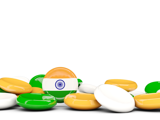 Round buttons background. Download flag icon of India at PNG format