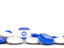 Israel. Round buttons background. Download icon.