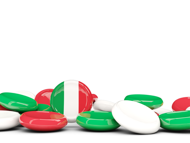 Round buttons background. Download flag icon of Italy at PNG format
