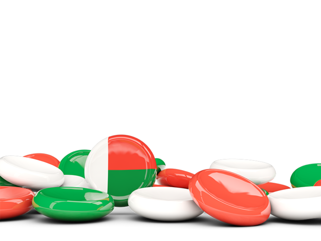 Round buttons background. Download flag icon of Madagascar at PNG format